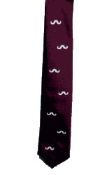 Handlebar Club Members Tie