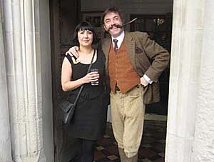 Dear Old Atters with chaming companion Louise