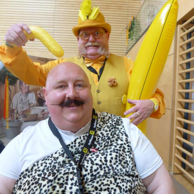Alan 'Banana' Spencer with Andy Wakefield