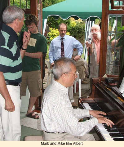 Albert at piano