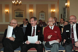 HBC members watch Andy lear wheedling