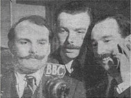 Jimmy Edwards, Frank Muir and Bill Hooper
