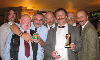 The rather surprised Handlebar Club team