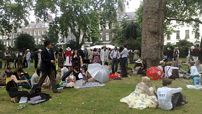 The Picnic in Bedford Square Gardens