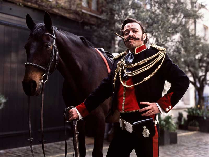 HORSING AROUND: Michael “Atters” Attree in Bathurst Mews | Photo Courtesy Ricky Chapman