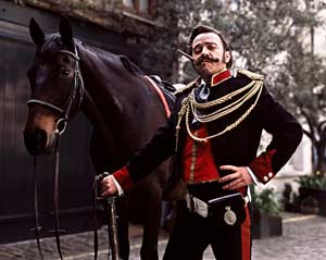 HORSING AROUND: Michael “Atters” Attree in Bathurst Mews near Hyde Park  - click on the picture to enlarge