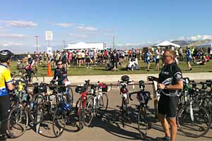 Ken Cantamout completed the 110 mile bike ride from Santa Cruz to King City in the central valley of California.