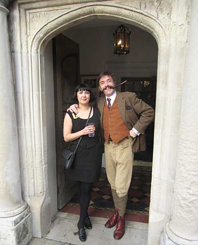 Atters and his charming companion Louise on the threshold...