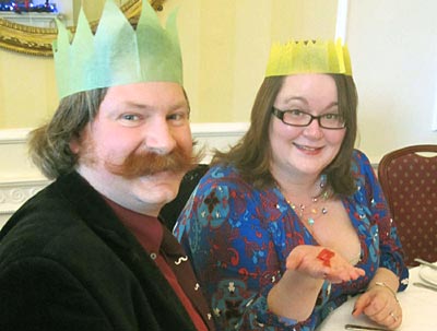 Paul and Sarah Lewis at Shelley's in Lewes