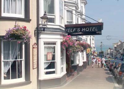 Yelf's Hotel seen on a sunny day...