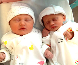 HandleTwins Etta and Percy were born to Jemma and Johnny King on 17th June