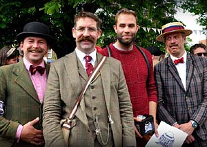 Allan Robinson at the 3rd Velo Vintage occasion & ride in Exmouth on the 15th June 2013