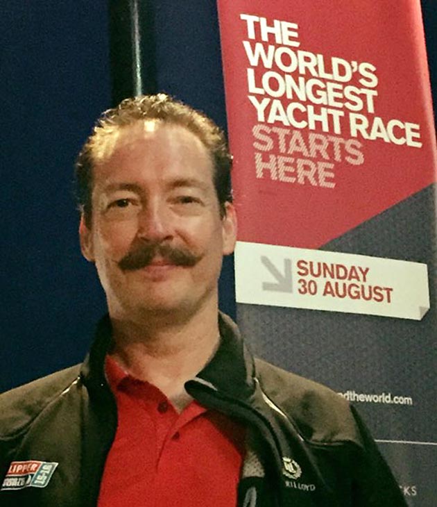Simon Rosbottom is sailing with the Great Britain team in this eight leg, sixteen race marathon.