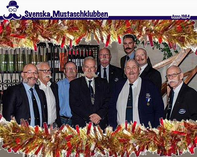 Christmas Greetings from Sweden's Svenska Mustaschklubben