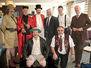 The Handlebar Club with their Schnauz-Bärte